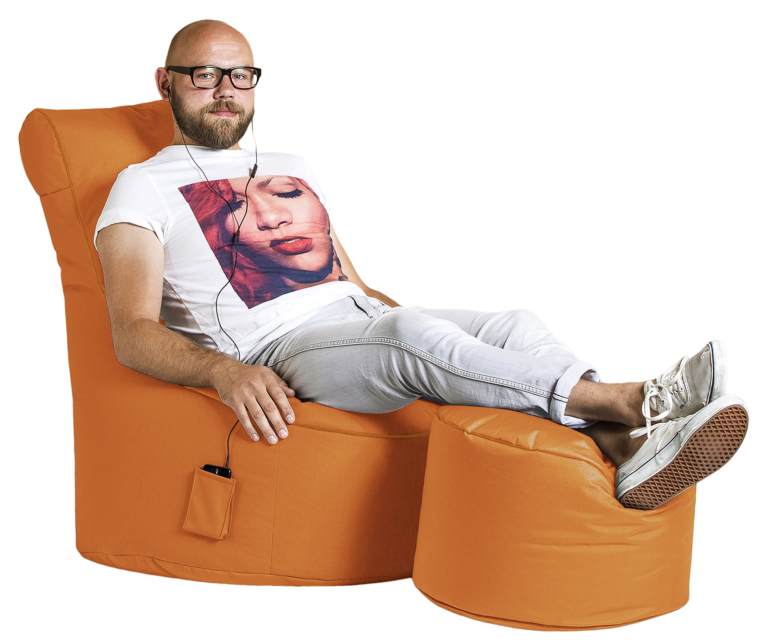 SITTING POINT only by MAGMA Sitzsack Brava Dot.Com orange