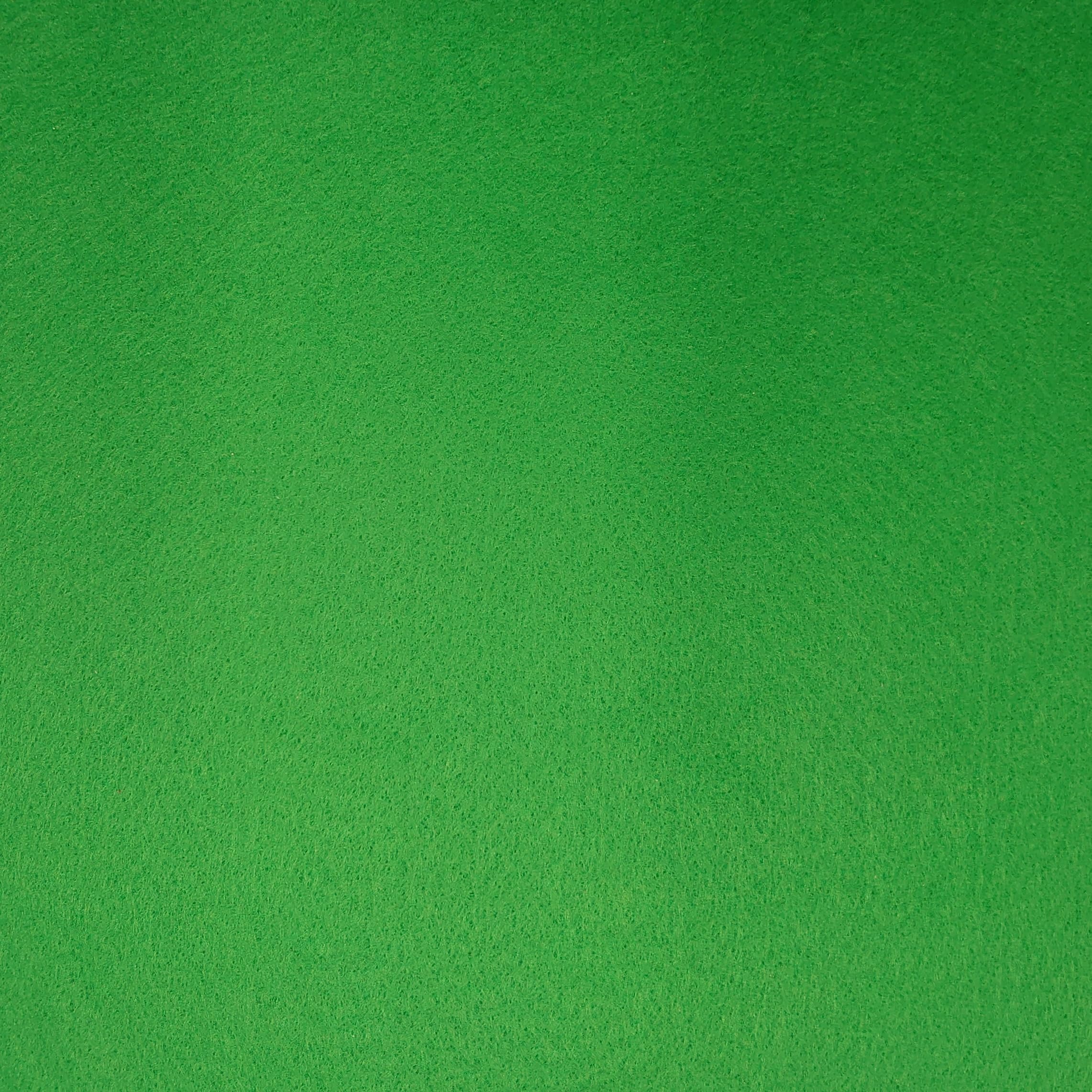 Self Adhesive Polyester Felt 48cm Wide Various Sizes Approx 1.2mm Plain Stick On (Meadow, 2 Metres 200cm x 48cm)