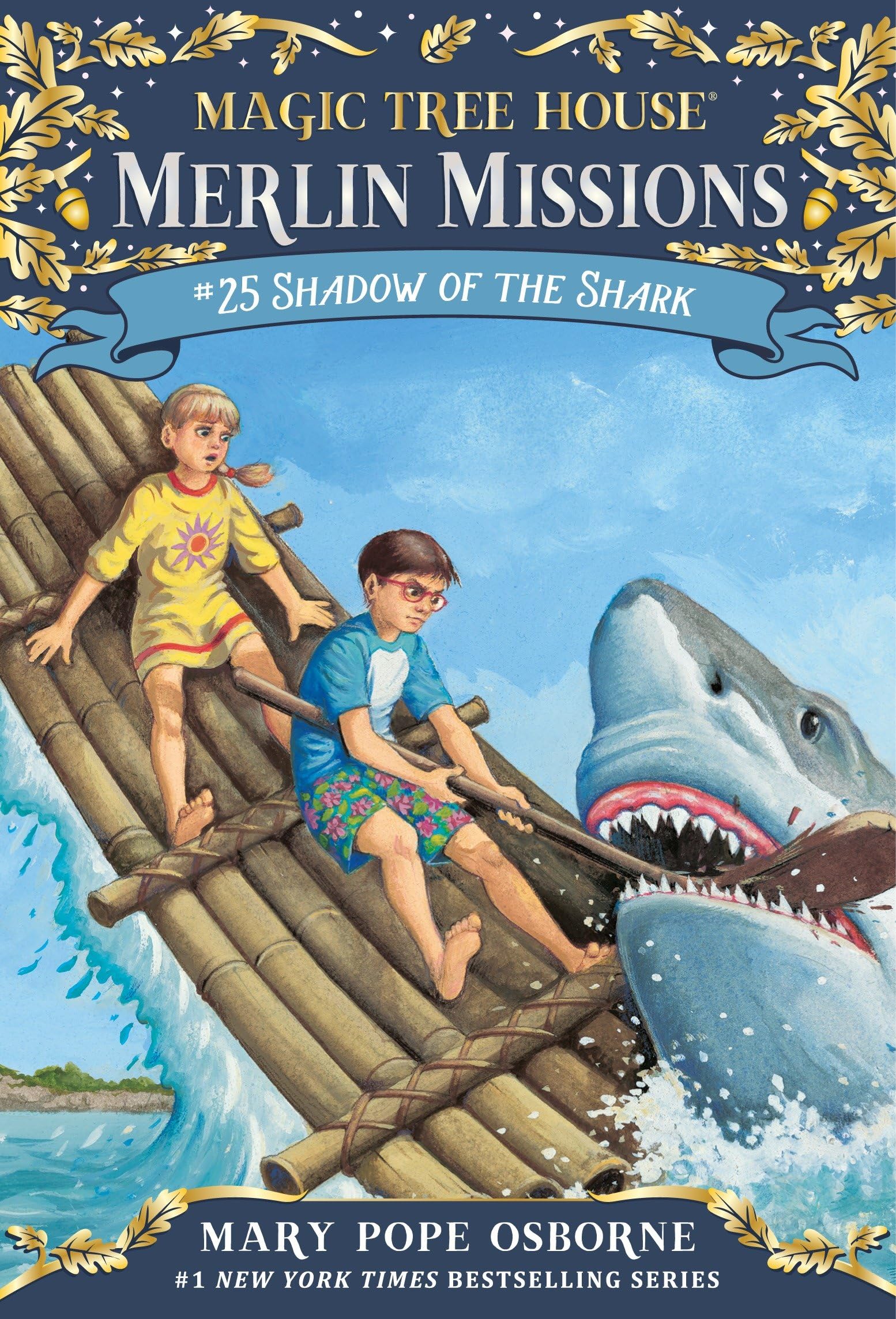 Cover of Shadow of the Shark (Magic Tree House Merlin Mission)