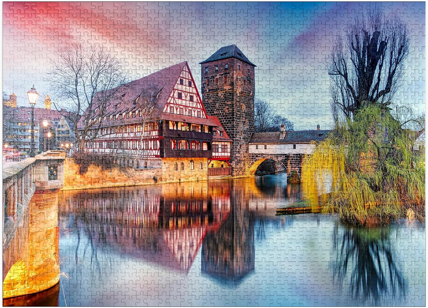 MyPuzzle Nuremberg in Sunlight - Premium 500 Piece Jigsaw Puzzle for Adults