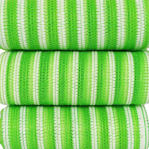 Paños exfoliantes para el lavado de la espalda, 35.5 x 11 pulgadas, paquete de 3, color verde natural, elástico, duradero y suave para una limpieza