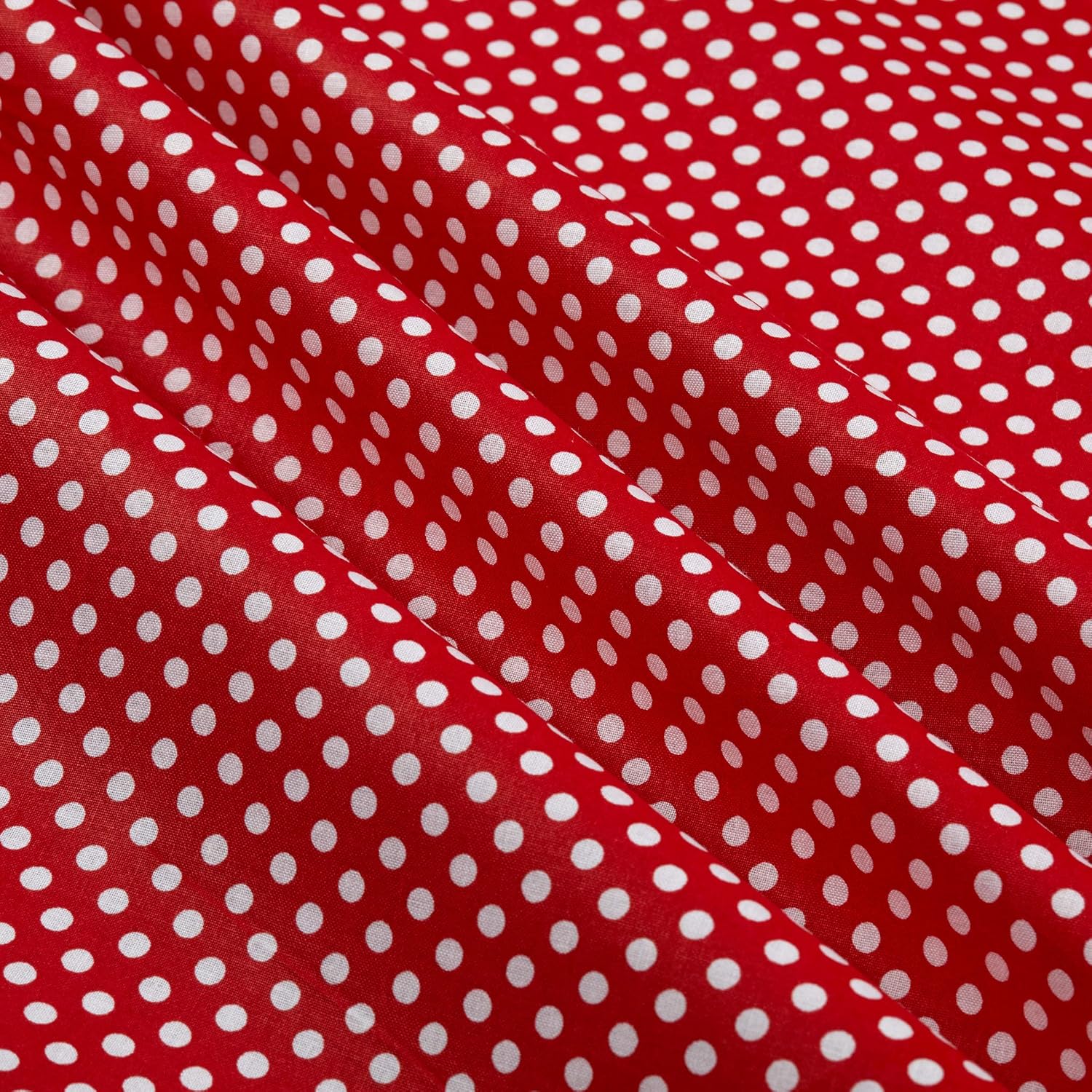 Polka Dot Red, Fabric by the Yard