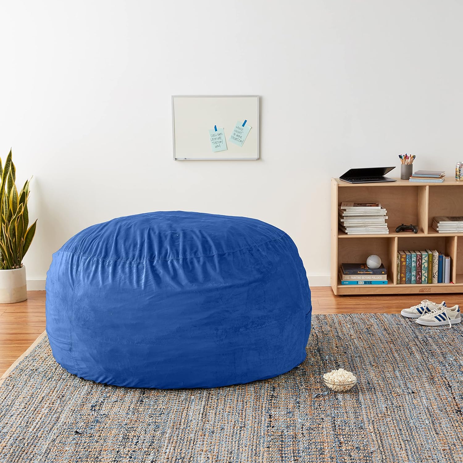 Chill Sack Bean Bag Chair Cover, 5-Feet, Microsuede - Royal Blue 5-feet Microsuede - Royal Blue - Cover Only