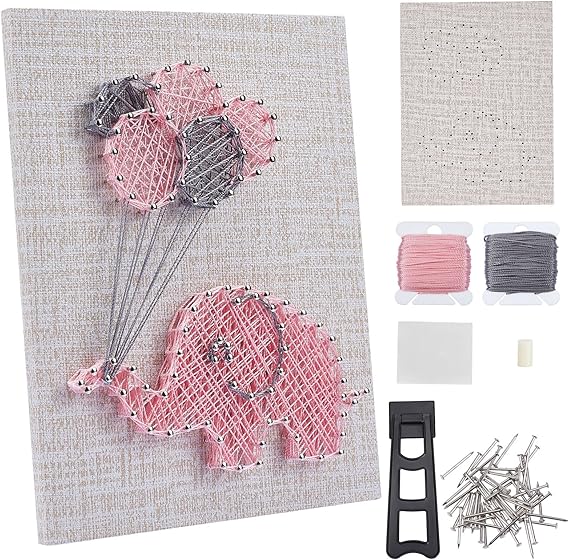 WEBEEDY DIY 3D String Art Kit Pour Adultes Débutants, Kit De Bricolage Papillon, Inclure Tous