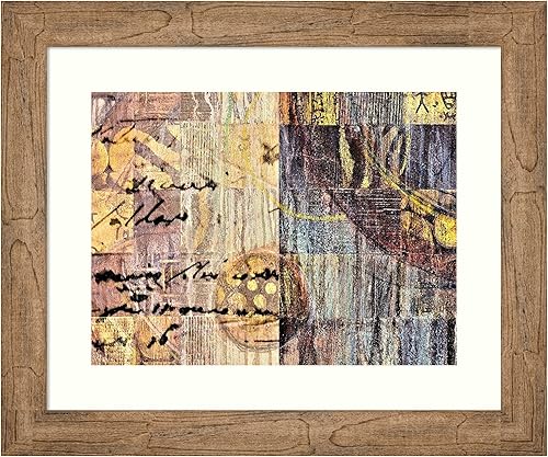 Amanti Art Greg Perkins - Póster enmarcado para pared, 20 x 24 pulgadas, arte abstracto para pared, decoración vintage, pequeño póster para sala de