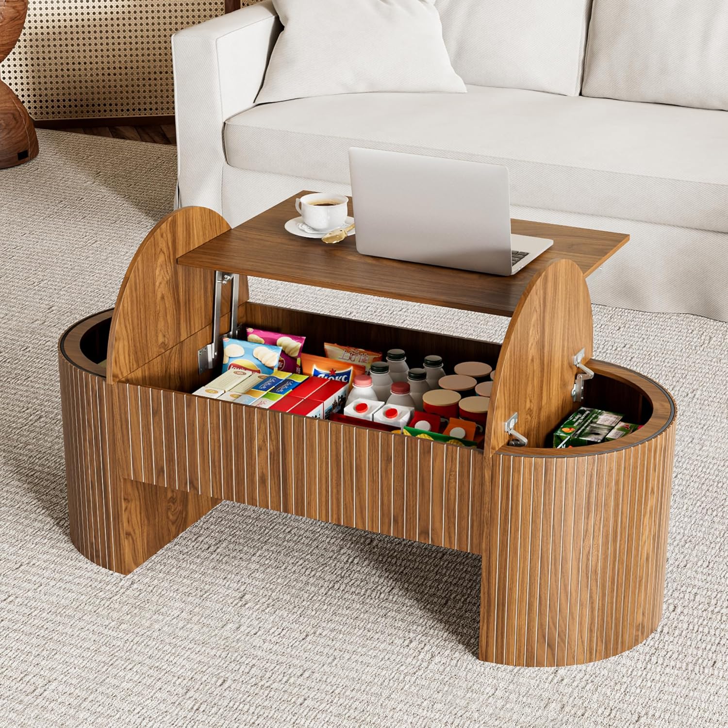 Amazon.com: Lift Top Coffee Table with Hidden Storage, 47