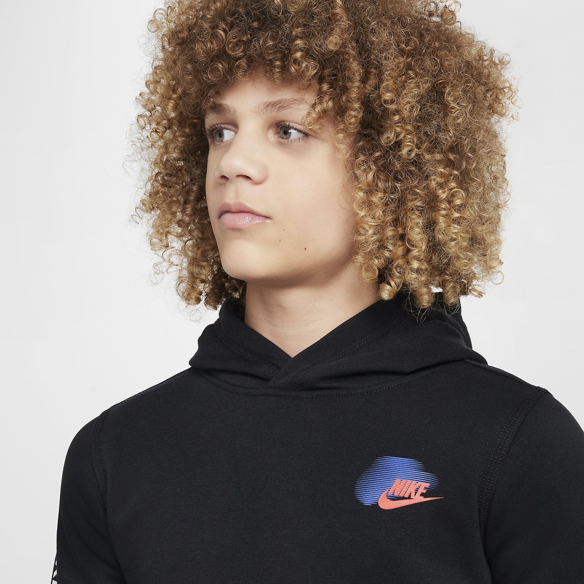 NIKE Top Chłopcy B Nsw Si Flc Po Hoodie Bb2