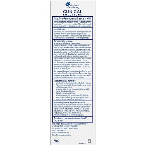 Miniatura 2 de Head  shoulders Clinical soluciones Caspa Champú 43ounce 3 paquete de