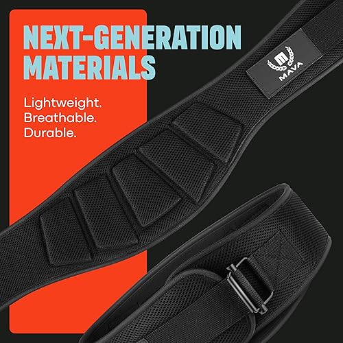Miniatura 5 de Mava Sports Cinturón de levantamiento de pesas para hombres y mujeres, cinturón de peso con cadena para dominadas, cinturón de levantamiento de