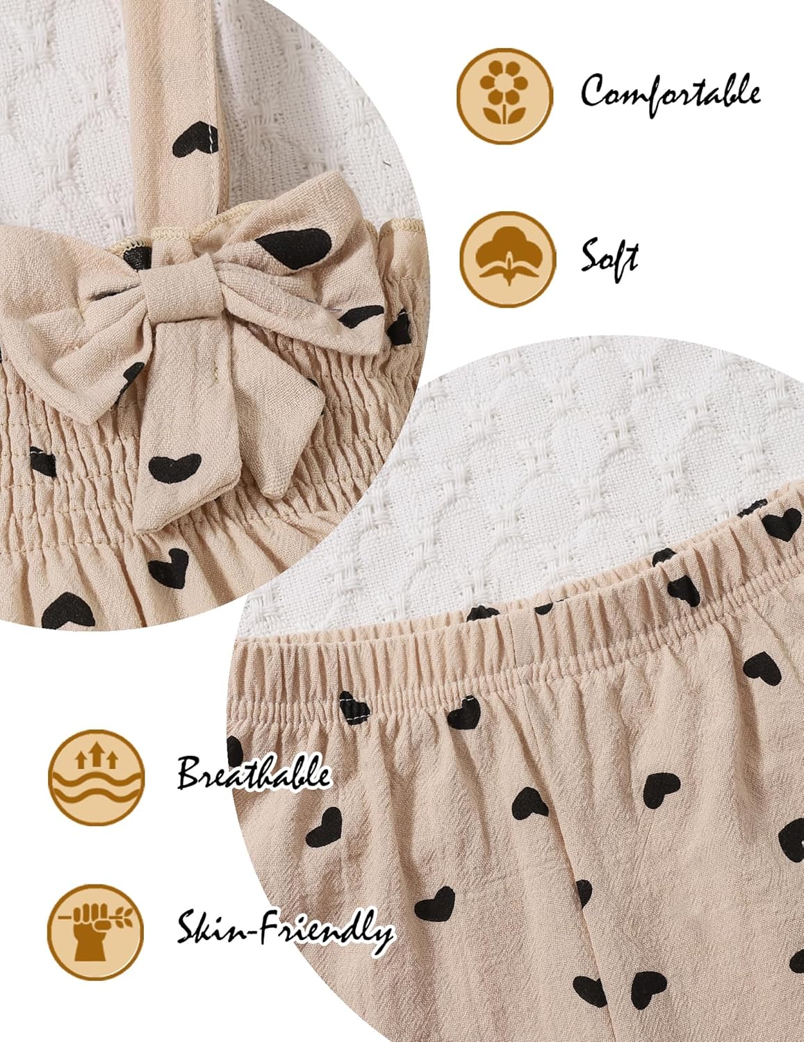 Toddler Girl Clothes Baby Girl Summer Outfits Ruffle Sleeveless Shirts Tops Shorts Set for Girl Clothing - Image 5