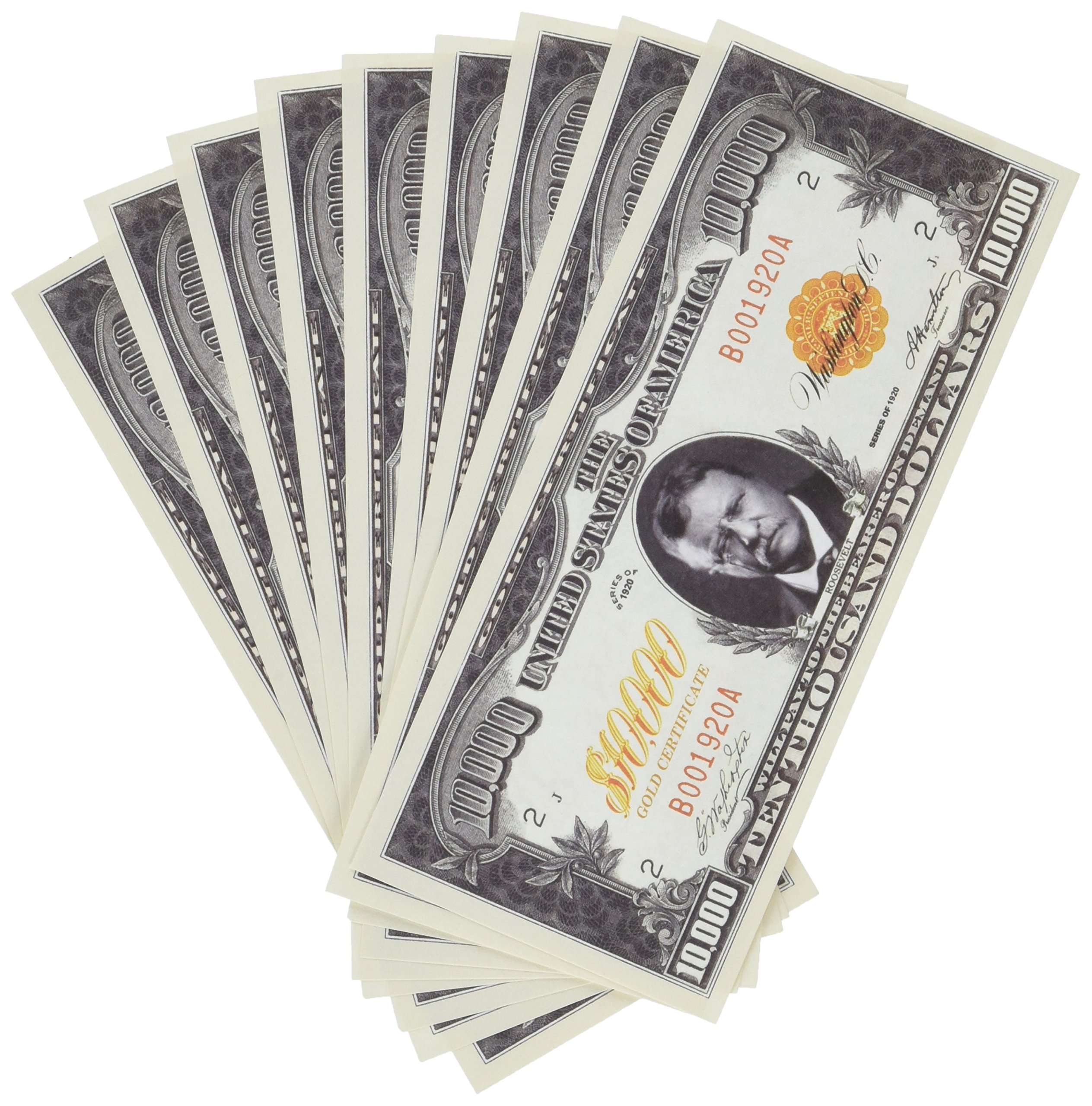 American Art Classics 100 Stück - $10.000.00 Gold Zertifikat Neuheit Rechnung