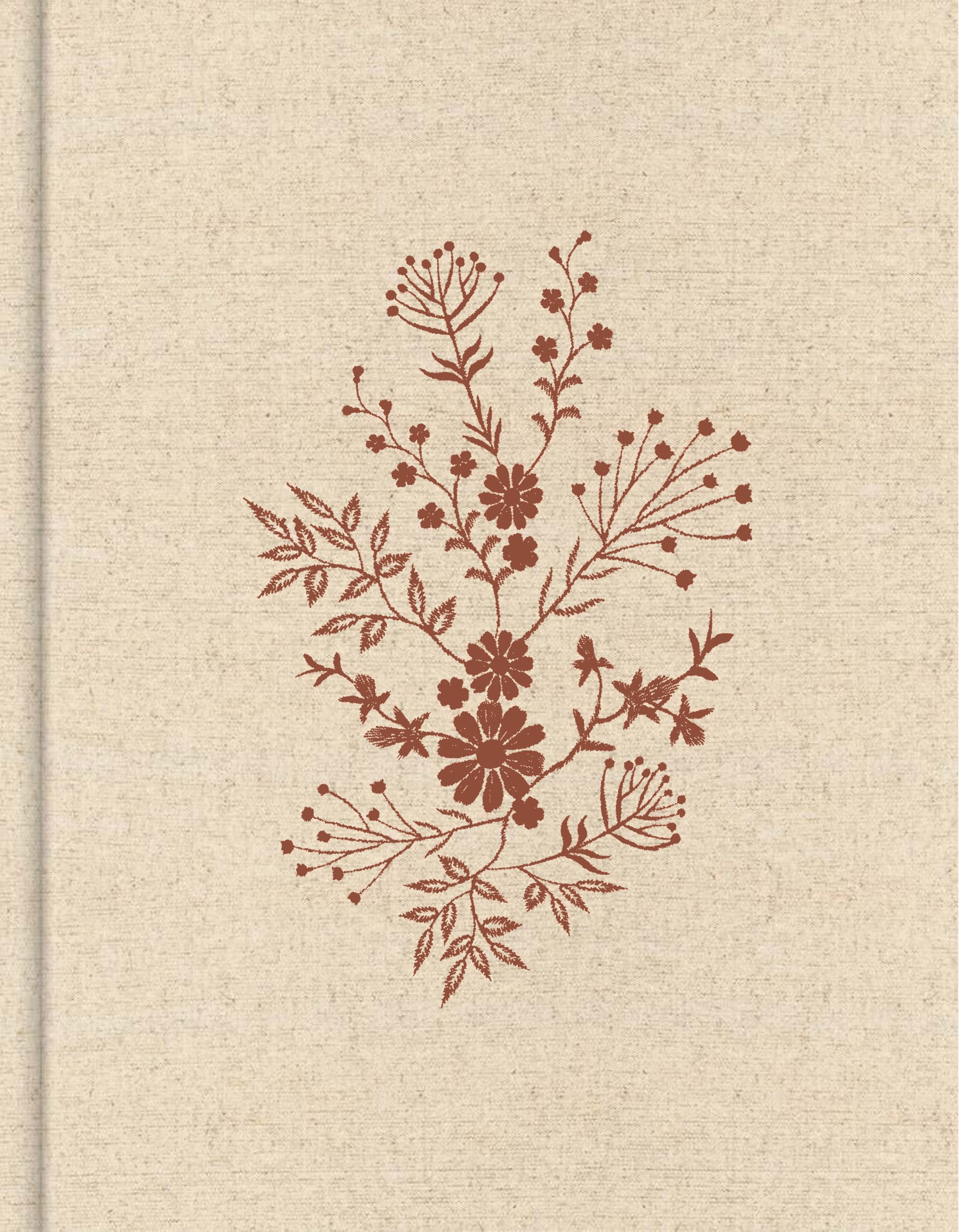 KJV Notetaking Bible, Expanded Reference Edition, Cream/Floral Cloth Over Board