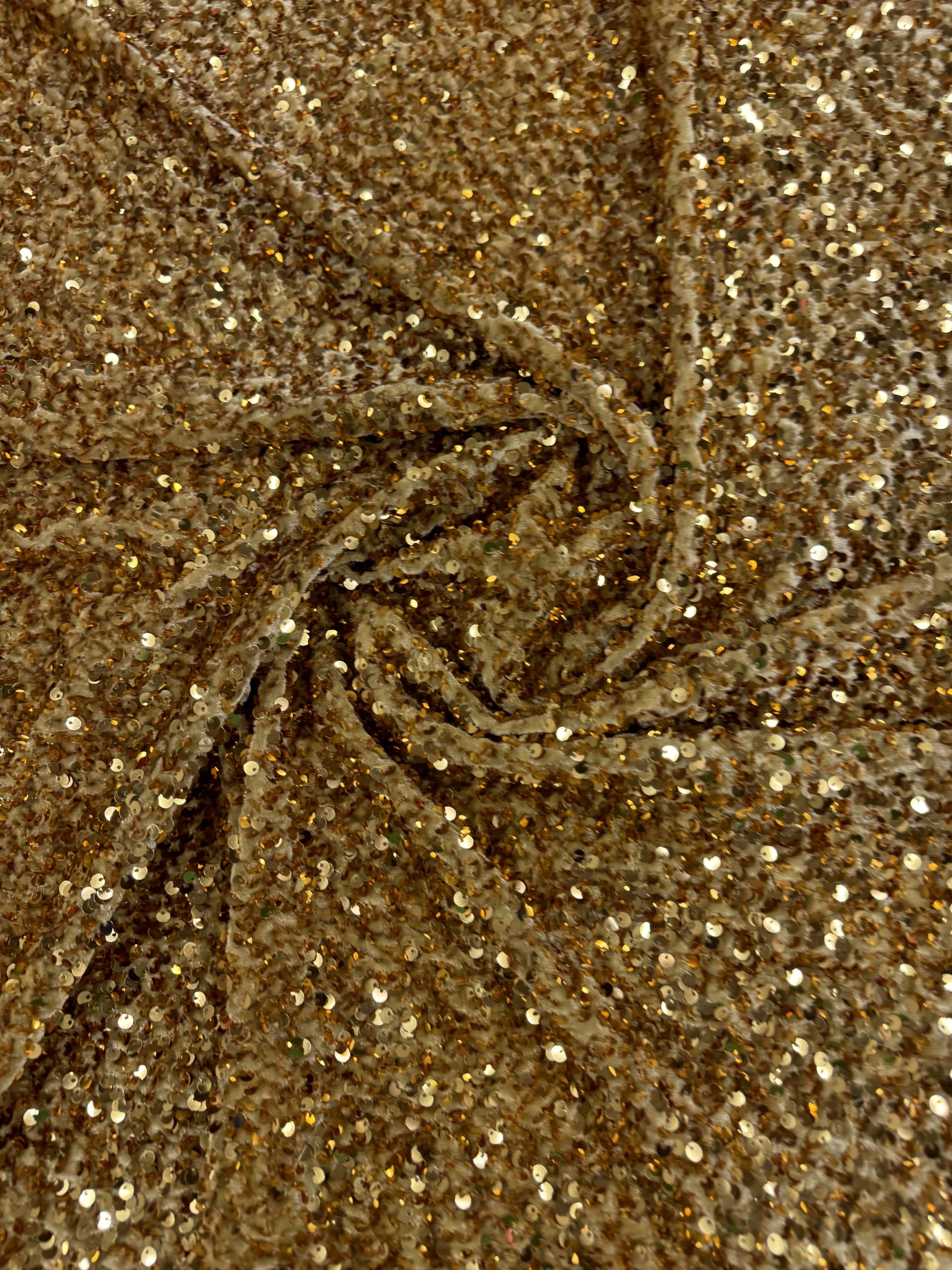 58" Wide Sequins Stretch Velvet Fabric | Spandex Velour for Apparel, Costumes, Scrunchies, Events, Dance Wear, Party Decor, Crafts, Upholstery, and