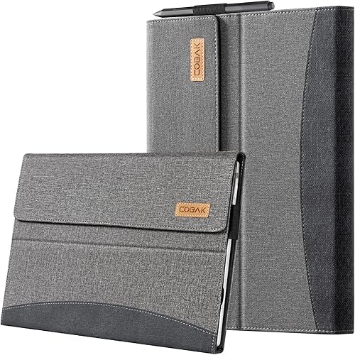 Vista 31 de CoBak Funda para Microsoft Surface Pro 12" (2025), Premium Business Cover con soporte multiángulo, soporte para lápiz capacitivo integrado, soporte