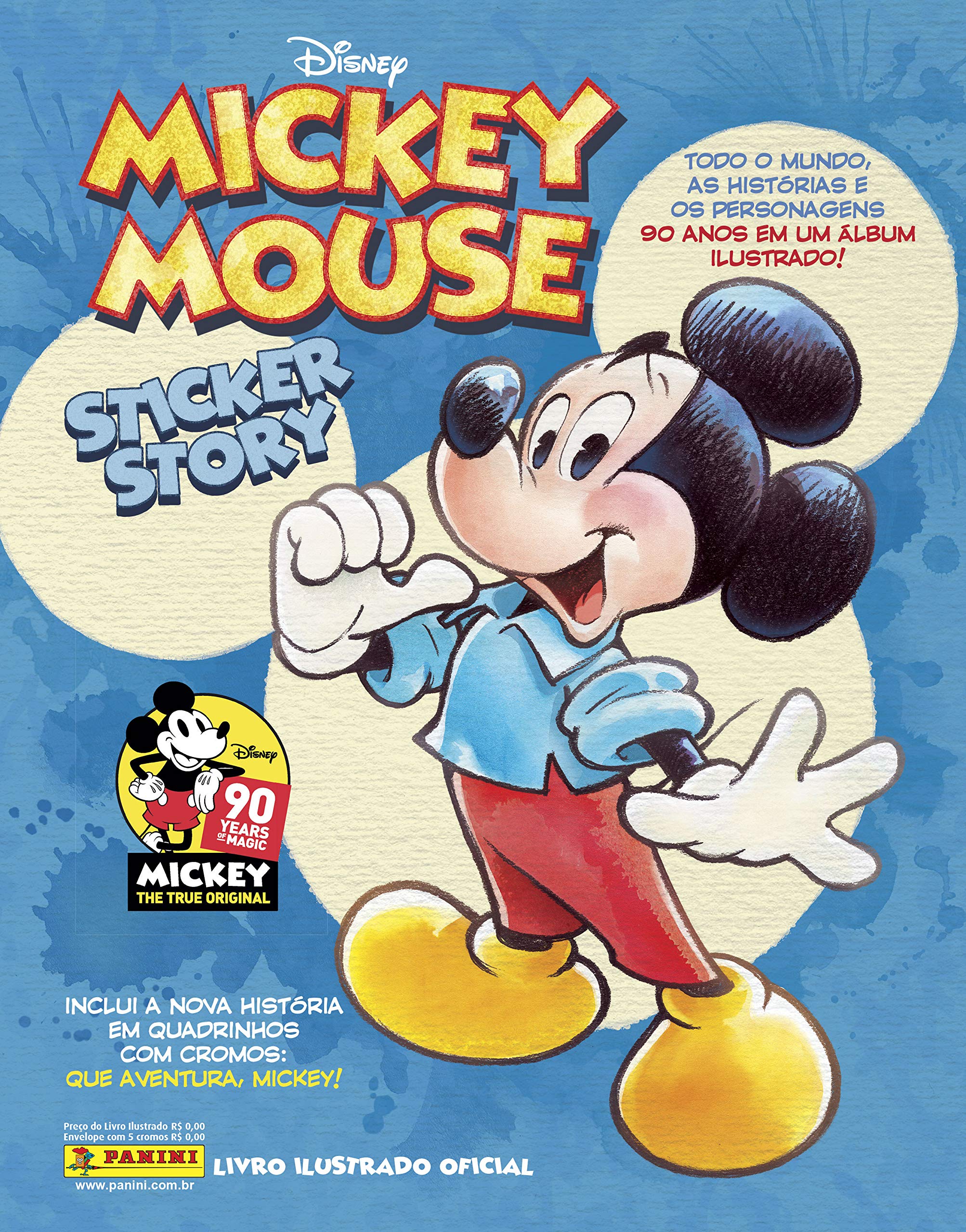 Álbum Mickey 90 Anos com Figurinhas