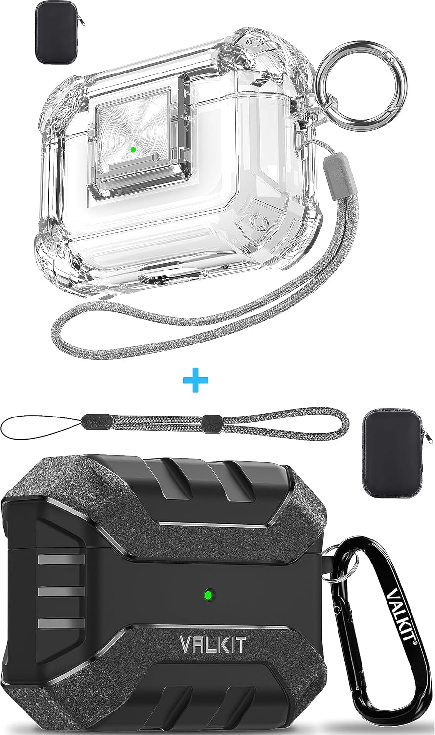 Valkit Compatible Airpods Pro 2nd/1st Generation Case Cover