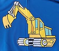 Vista 3 de Little Hand - Sudaderas con capucha para niños, con estampado de dinosaurios, para niños de 2 a 7 años