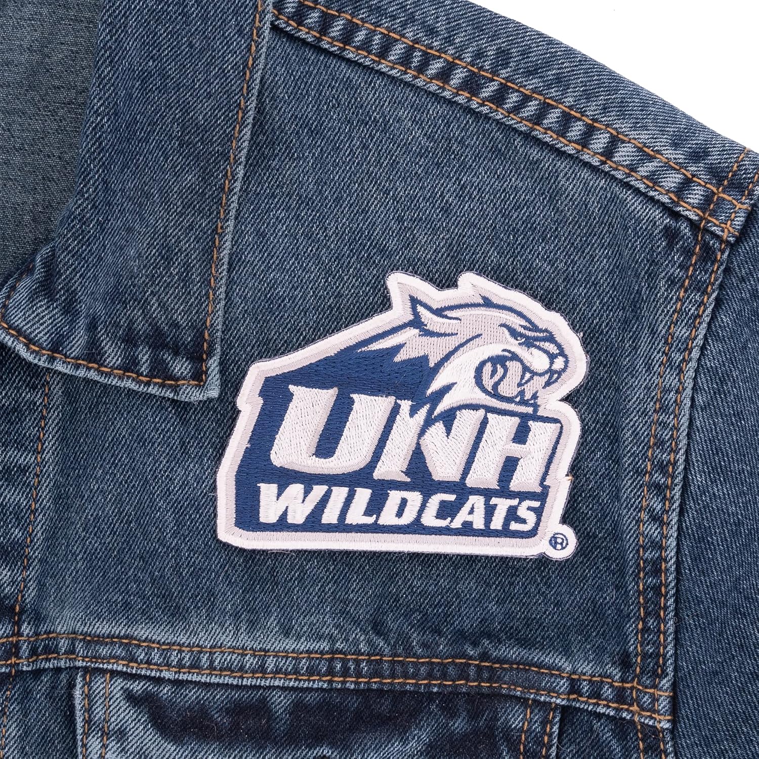 Desert Cactus University of New Hampshire Patch – Embroidered Iron On/Sew On Applique for Blazers, Jackets, Backpacks, Bags, Hats & Tactical Gear – Wildcats (Patch - Design A) (Pack of 2)
