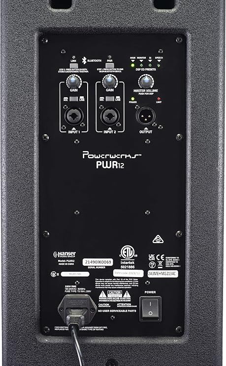 1050 Watt 12 High Power Active Speaker (PWR12)