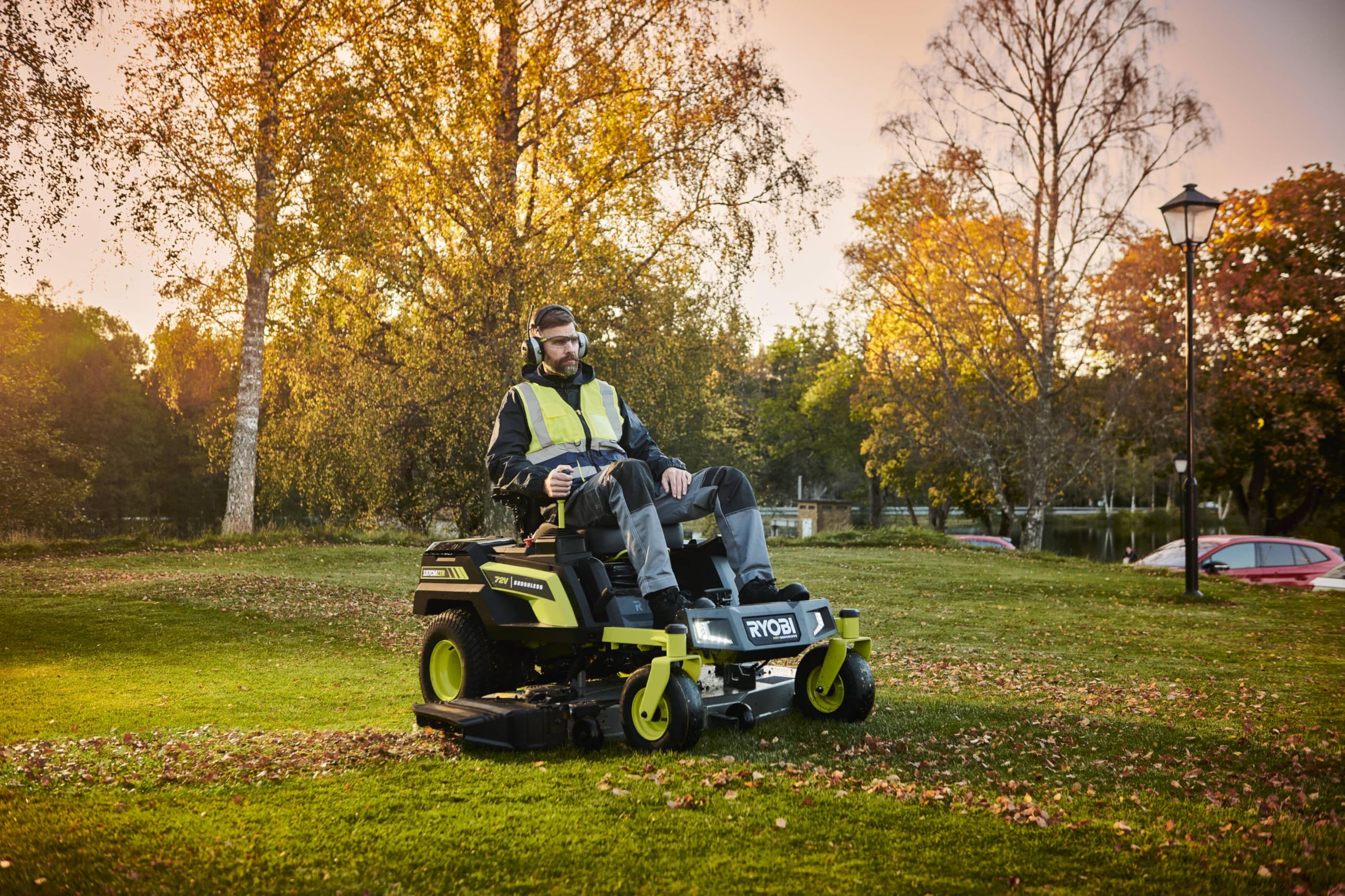 RYOBI - 3 set di lame Cross Cut 47 cm (speciali Mulching) per Rider Zero-Turn sulla batteria RY72ZTRX137-310 - RAC459