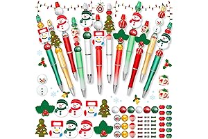 Axolotl 12 Pcs Christmas Beadable Pens