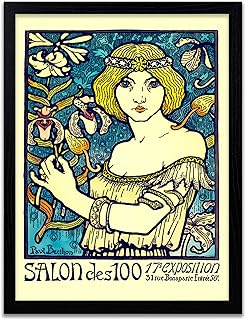 Art Nouveau Poster - Paul Berthon Art - Exhibition Print - Art Deco Prints - Vintage Posters - Exhibition Posters - Frame Not Included