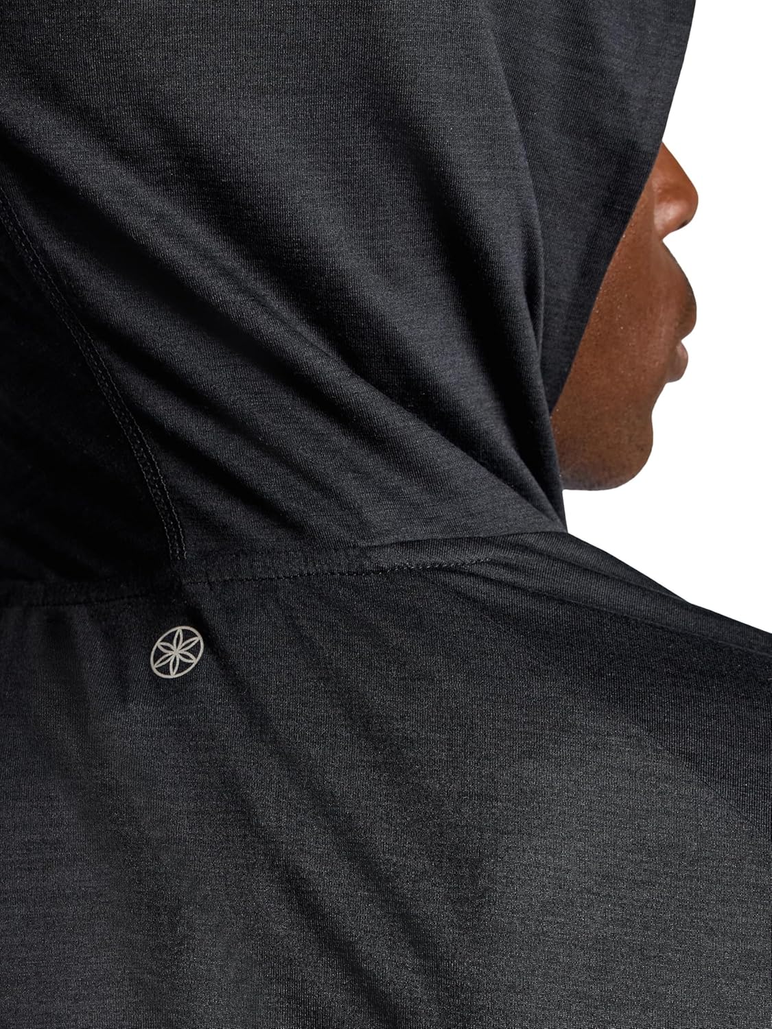 Gaiam mens Everyday Basic Cowl Neck Hoodie, Standard Fit, Stretch Midweight Material - Image 5