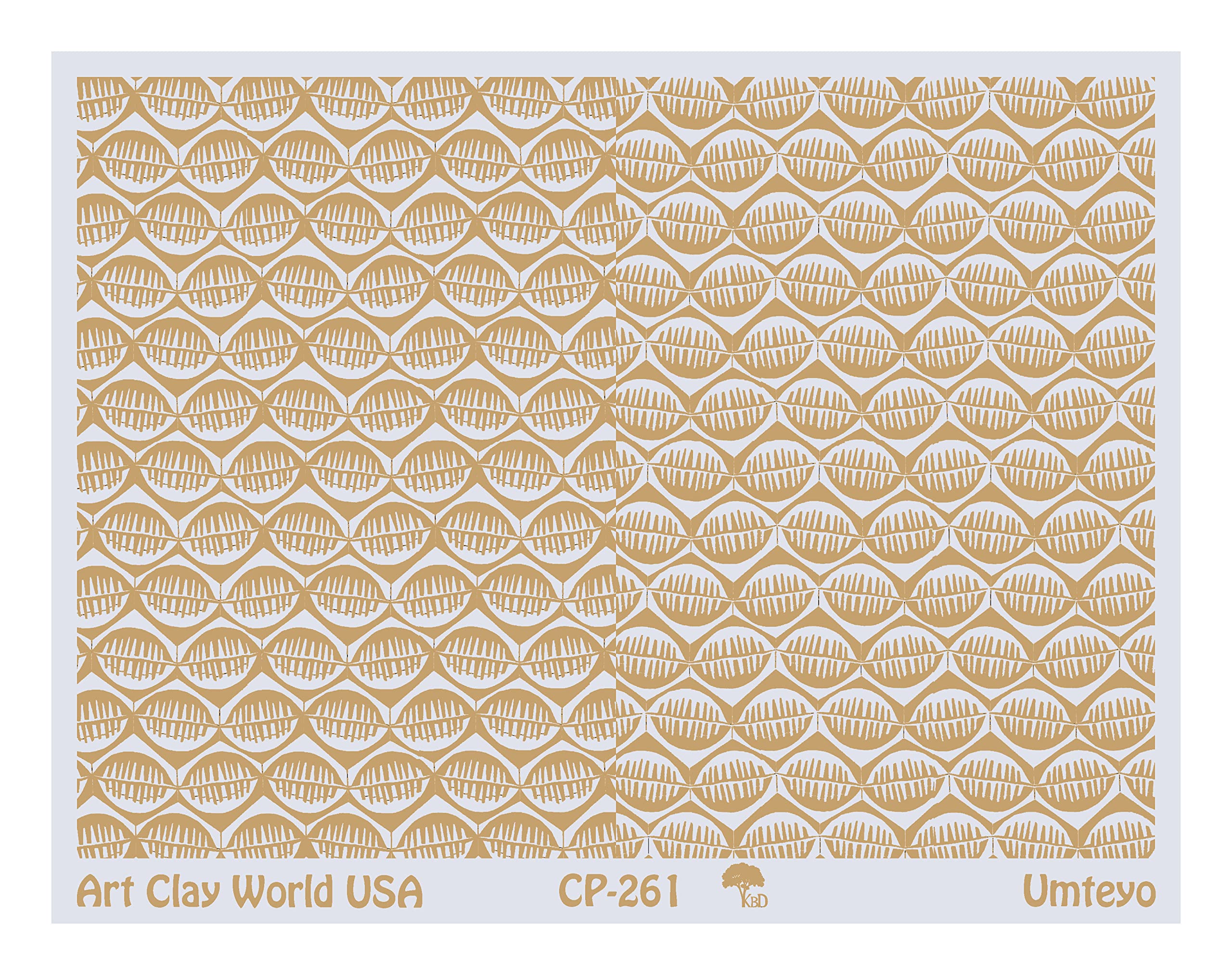 Low Relief Texture Plate Umteyo Design - 1 Pc.