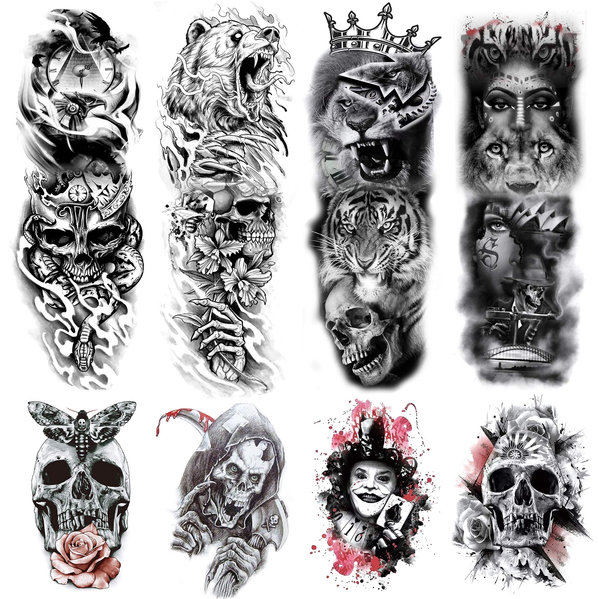 Skull Sleeve Tattoos Skull Sleeve Tattoos