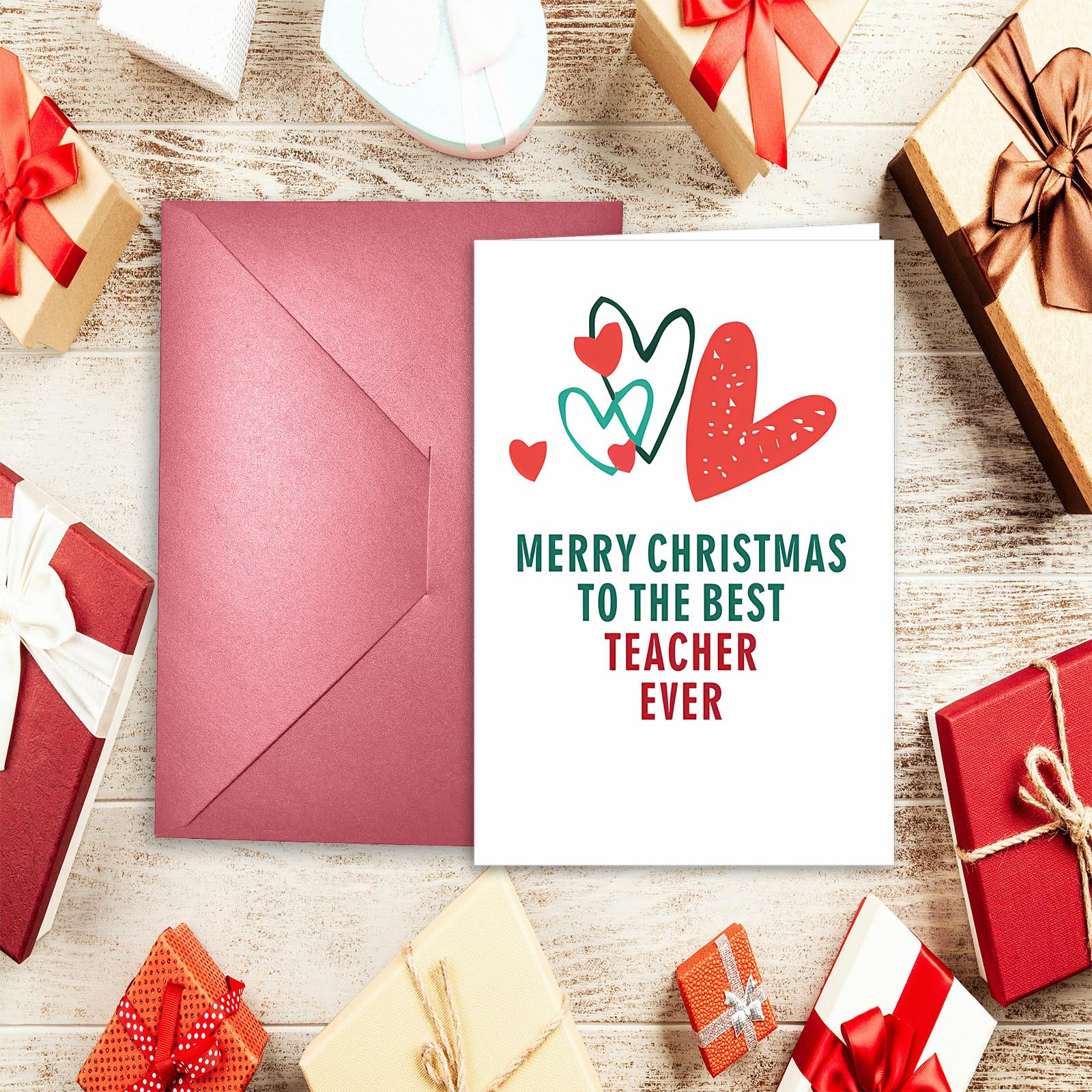 Tarjeta De Navidad Para Profesor/a EDITABLE, Tarjeta De Navidad Personalizada Para Profesor/a, Tarjeta De Navidad Para Profesor/a, Regalo De Navidad Para Profesor/a, Navidad Para Profesor/a - México