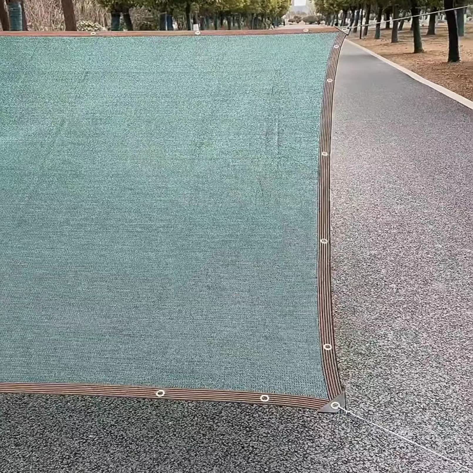 Garden e Netting, 55% protezione UV verde rete per giardino vetable, frangivento e tessuto Sune, Sn agricolo per serra (W12xL12m / W39.37xL39.41.3m)