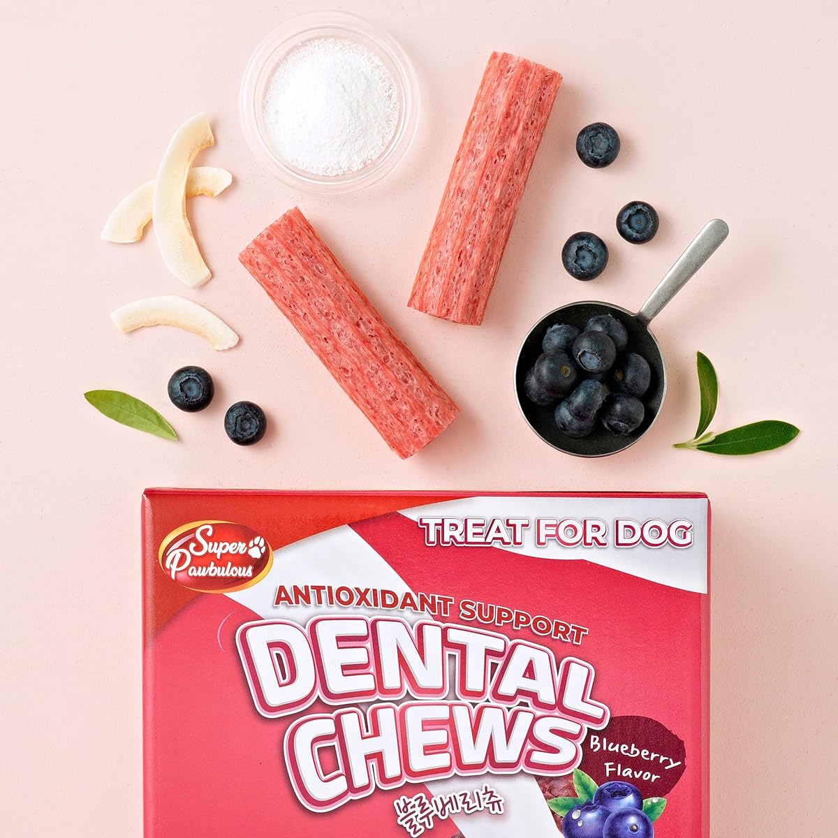 Shameless Pets Blueberry & Mint Dental Chews for Dogs view 2