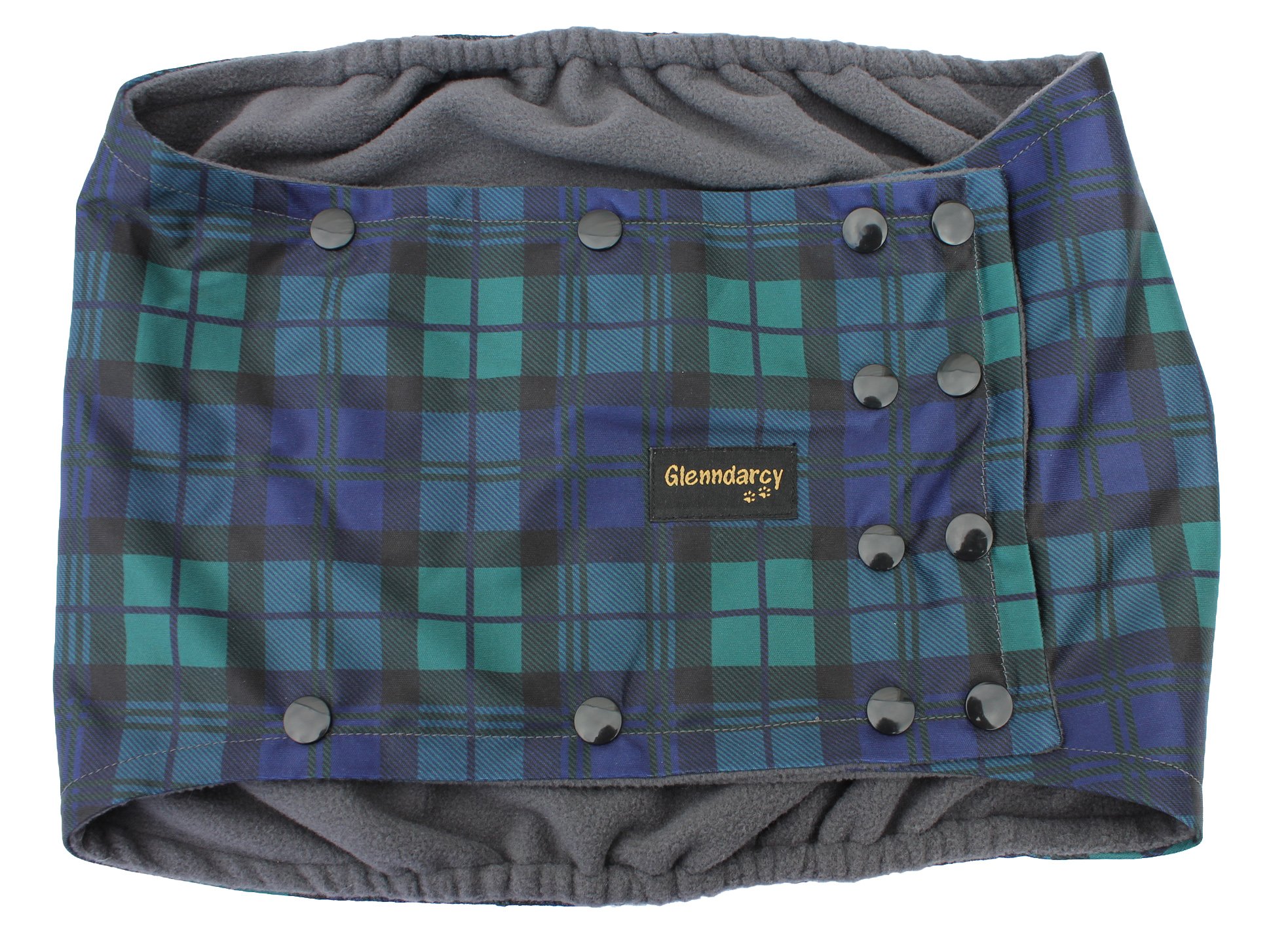 Glenndarcy Male Dog Belly Band Urine Incontinence - Poppers (Black Watch, XXL only) — image 1