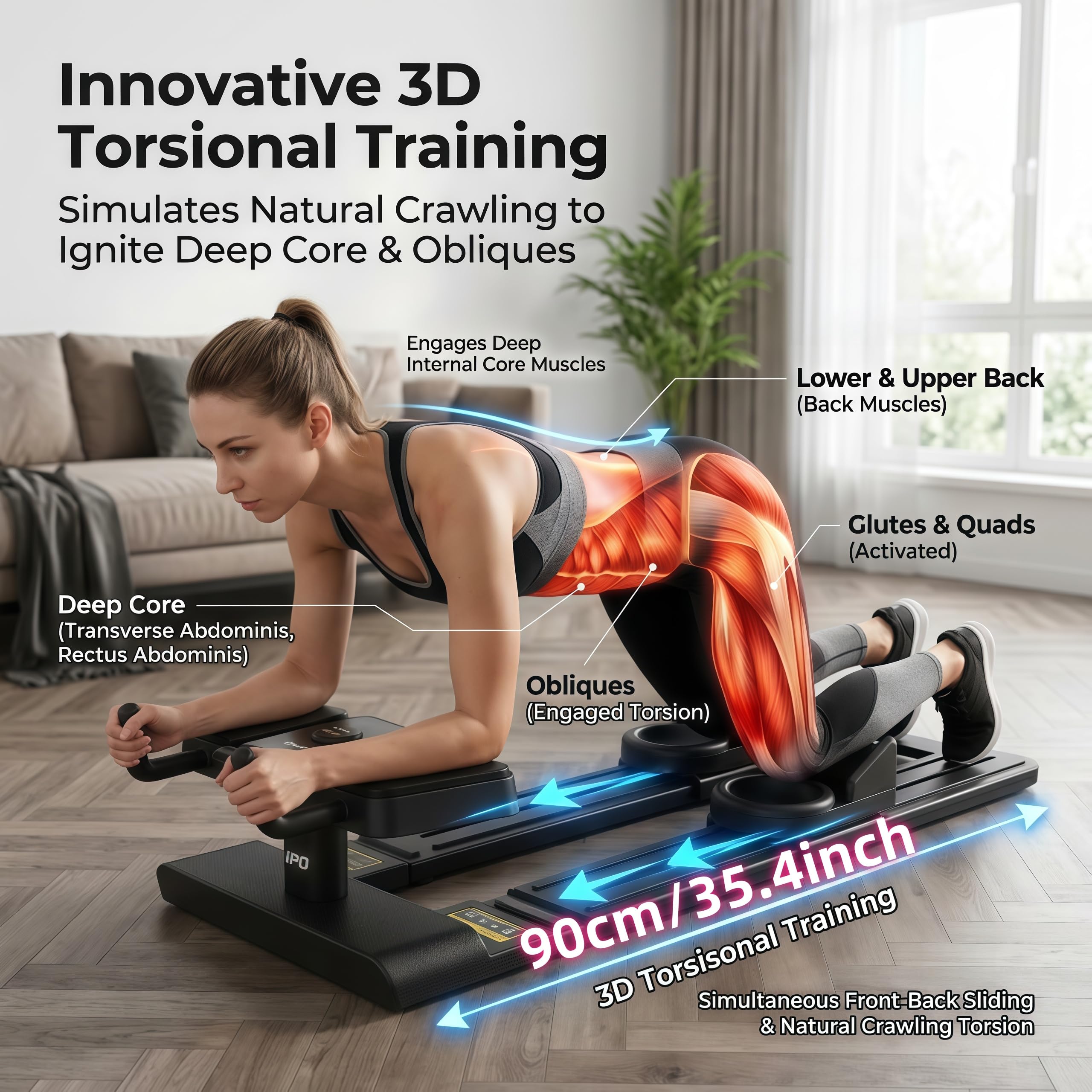 6-in-1 Spine Twist Stretcher Low Impact Core & Back Trainer