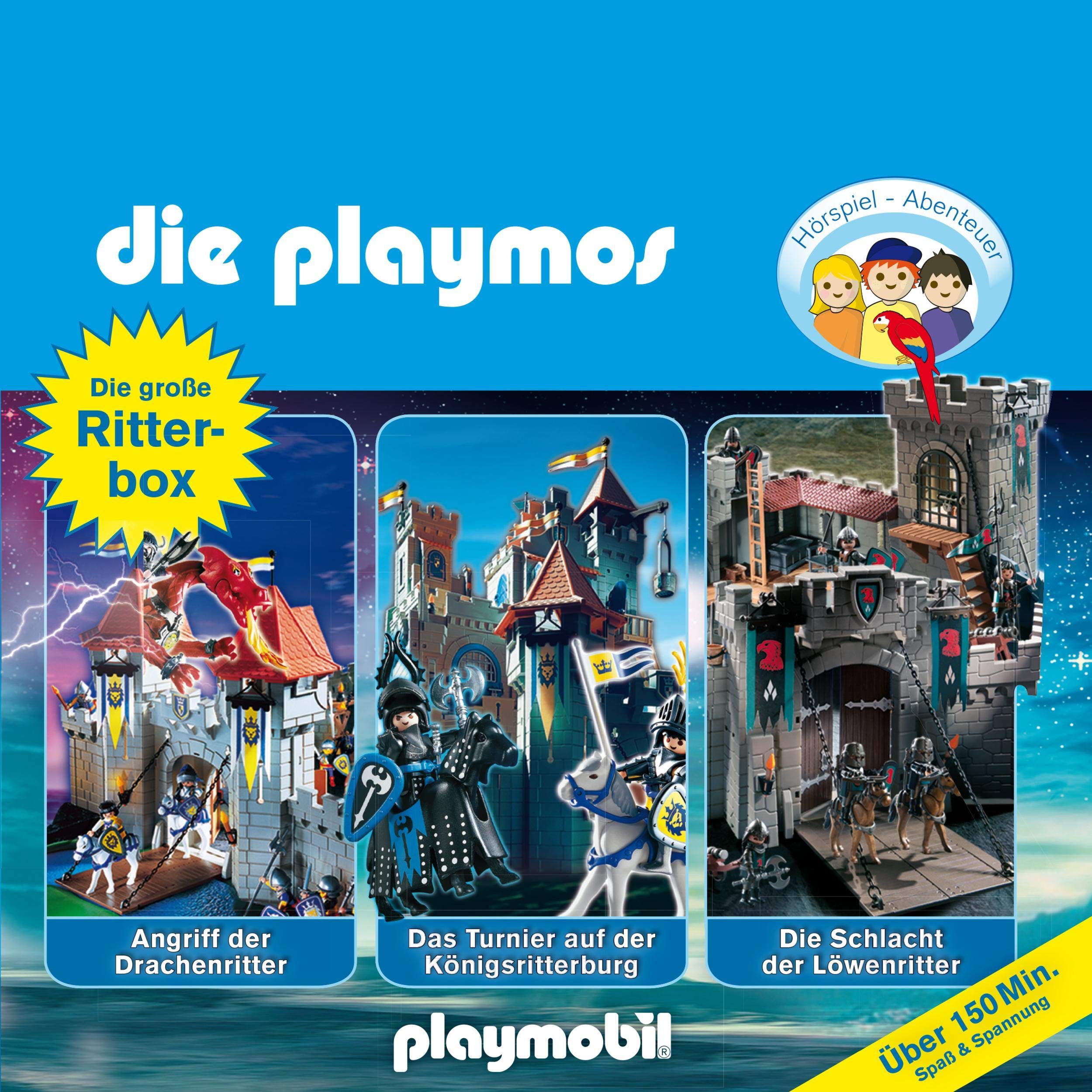 Cover art for Die große Ritter-Box 1. Das Original Playmobil Hörspiel