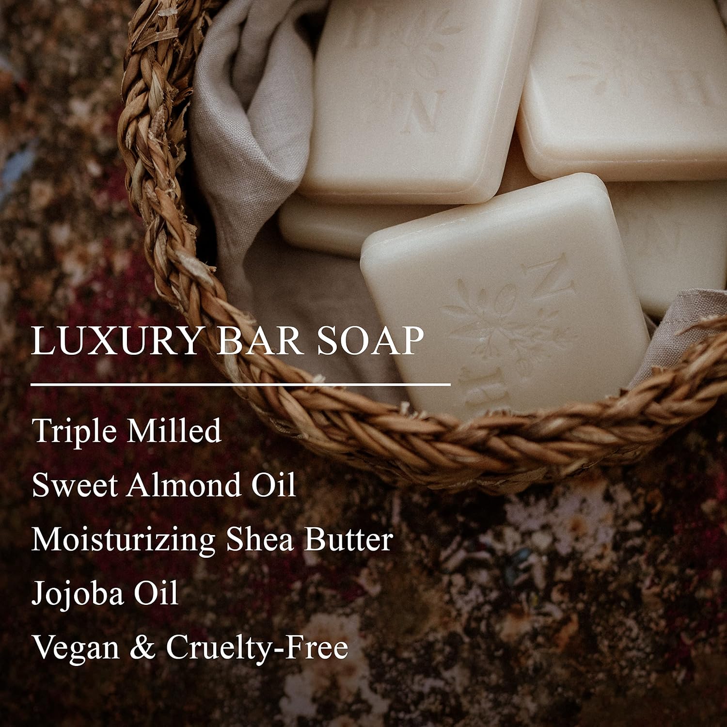 Bronnley England Mandarin & Orange Blossom Bar Soaps, Three Triple Milled, Vegan Soap Bars, Palm Oil-Free Gift Soaps Boxed in Plastic-Free Recyclable Packaging, Three, 3.5oz Bar Soaps (Pack of 2)