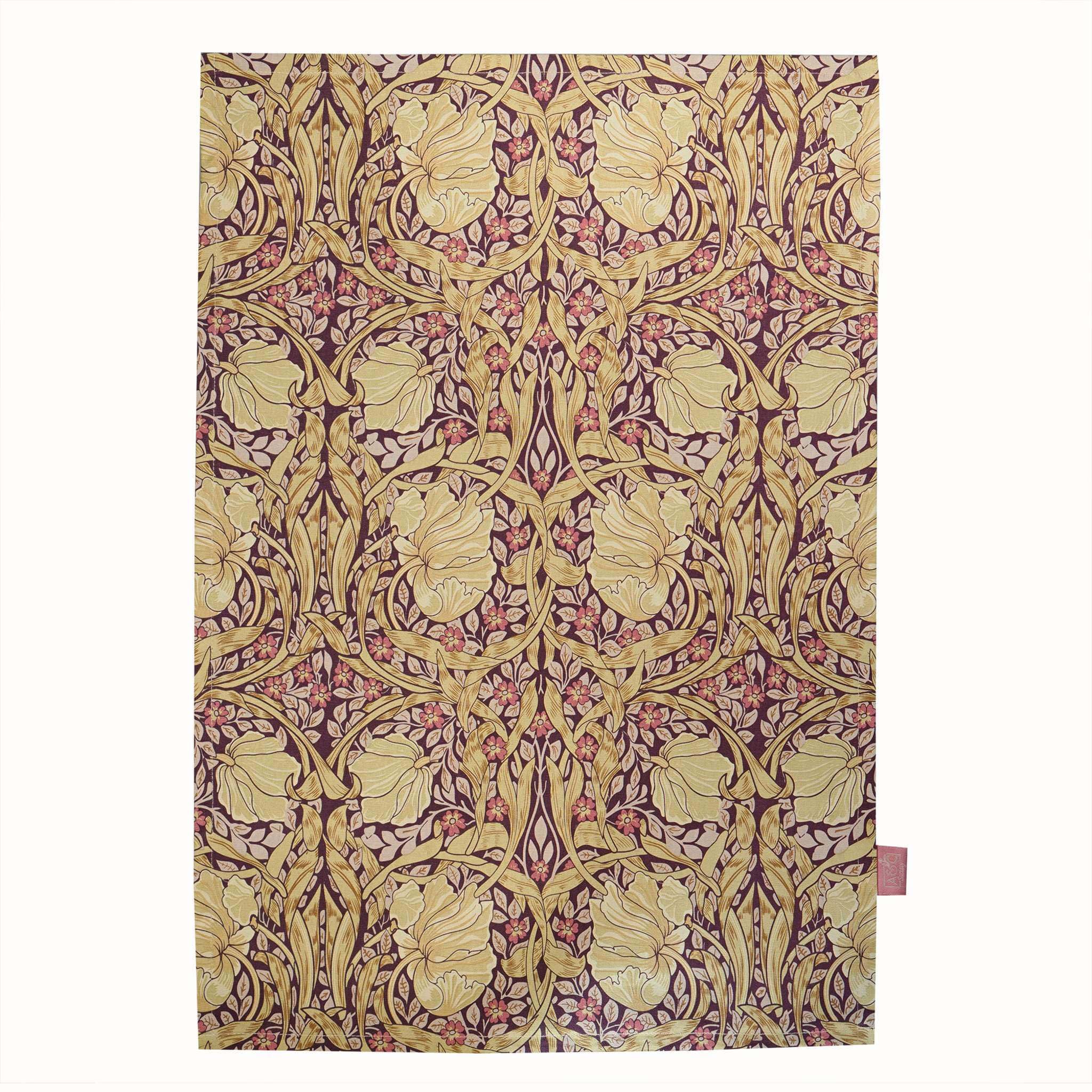 NEW Tea Towel Recycled Cotton - ACS William Morris (Pimpernel)