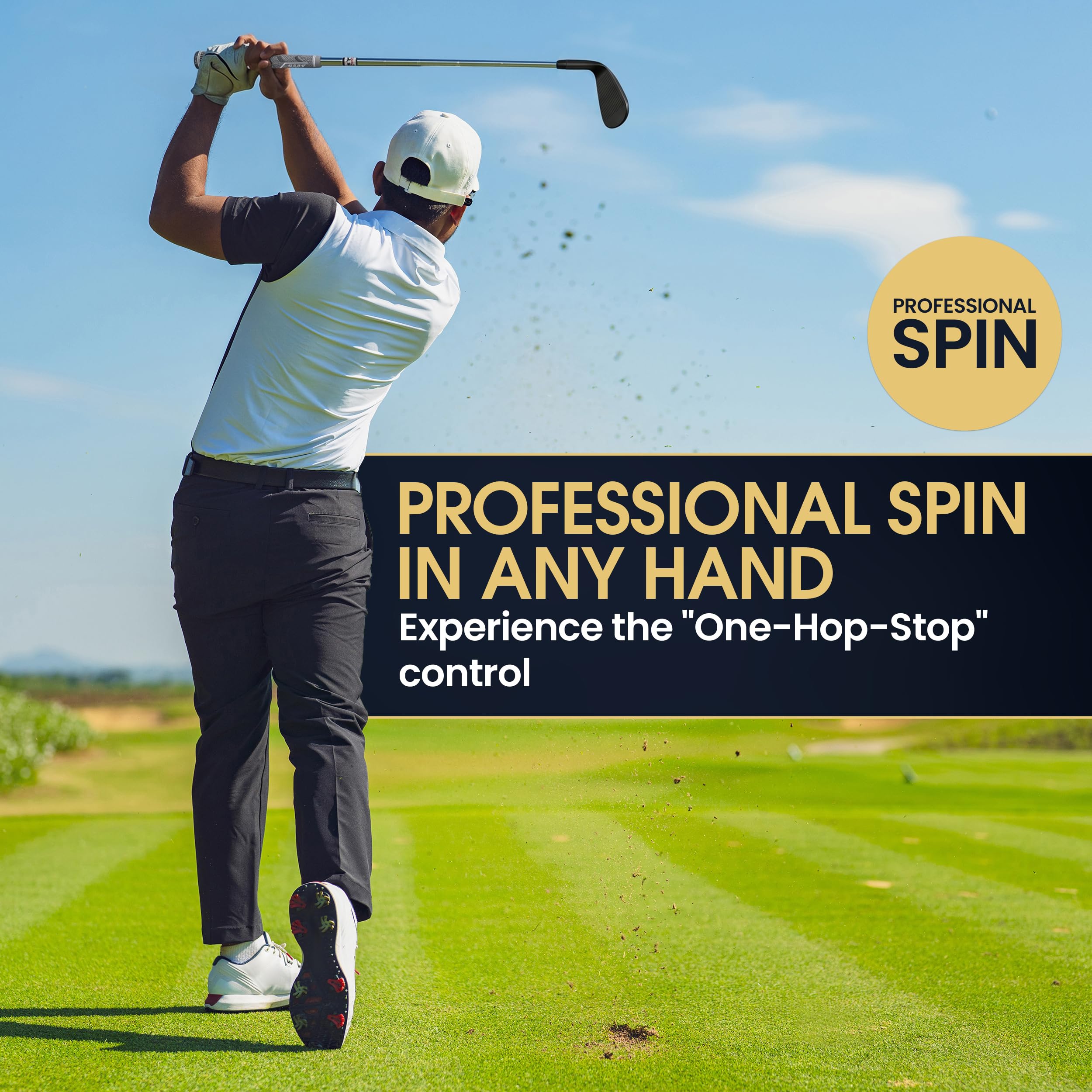 ALVO GOLF Tour-inspiriertes Premium-Golfkeil-Set – 3 Golfkeil-Set, 52 56 60 Grad Keil, Spaltkeil * Sandkeil * Lob Wedge Golfschläger für Herren, rechte Hand – Premium Tour Grip enthalten – CNC-gefräst