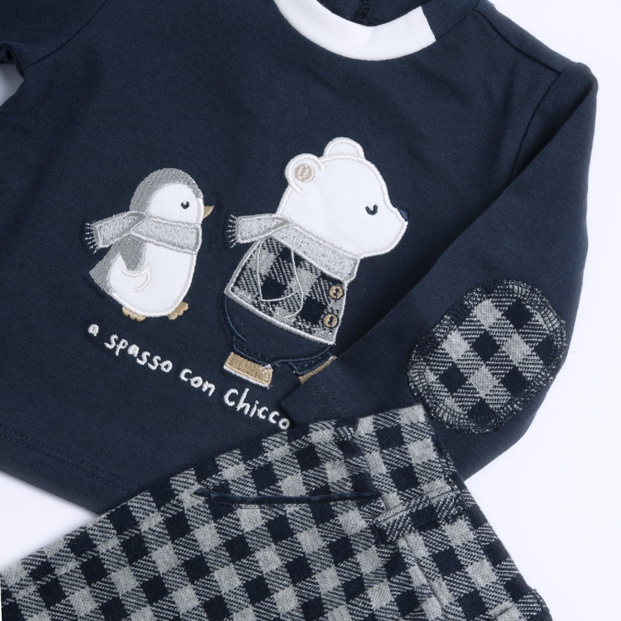 Chicco, Completino per neonato con simpatici animaletti, Multicolore, 3 mesi