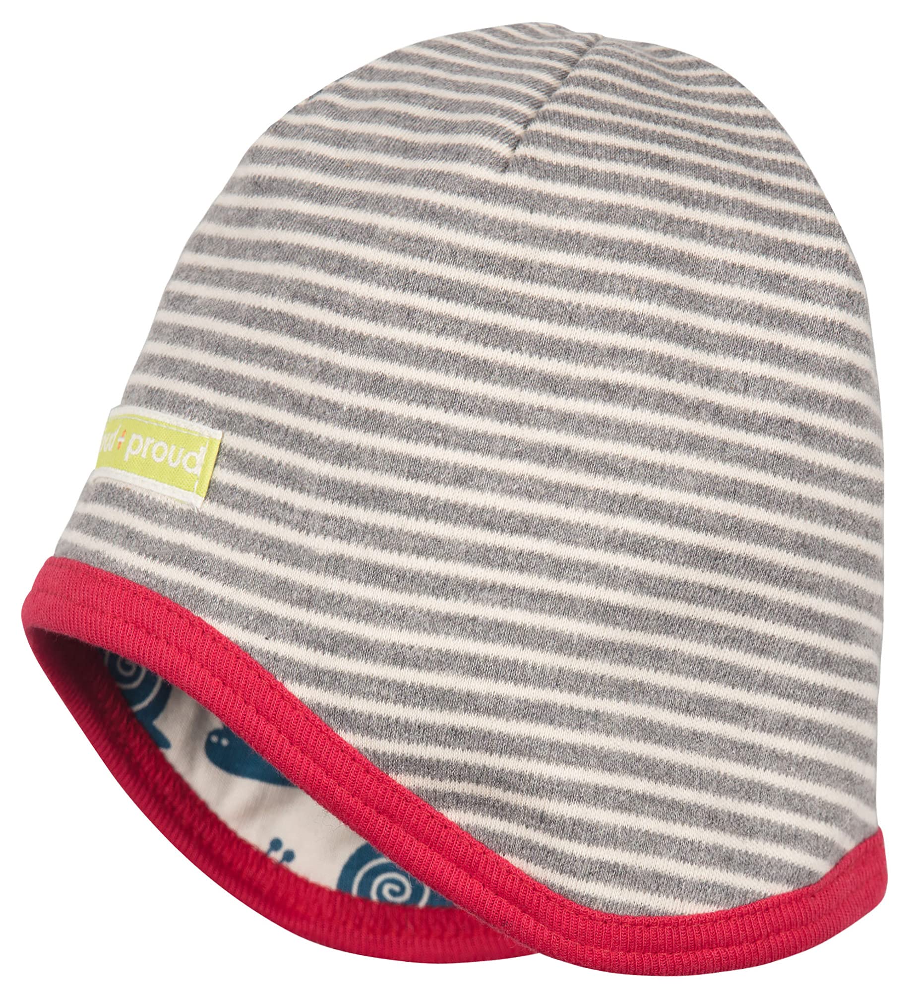 loud + proud Unisex Baby Wendemütze aus Bio Baumwolle, GOTS Zertifiziert Mütze