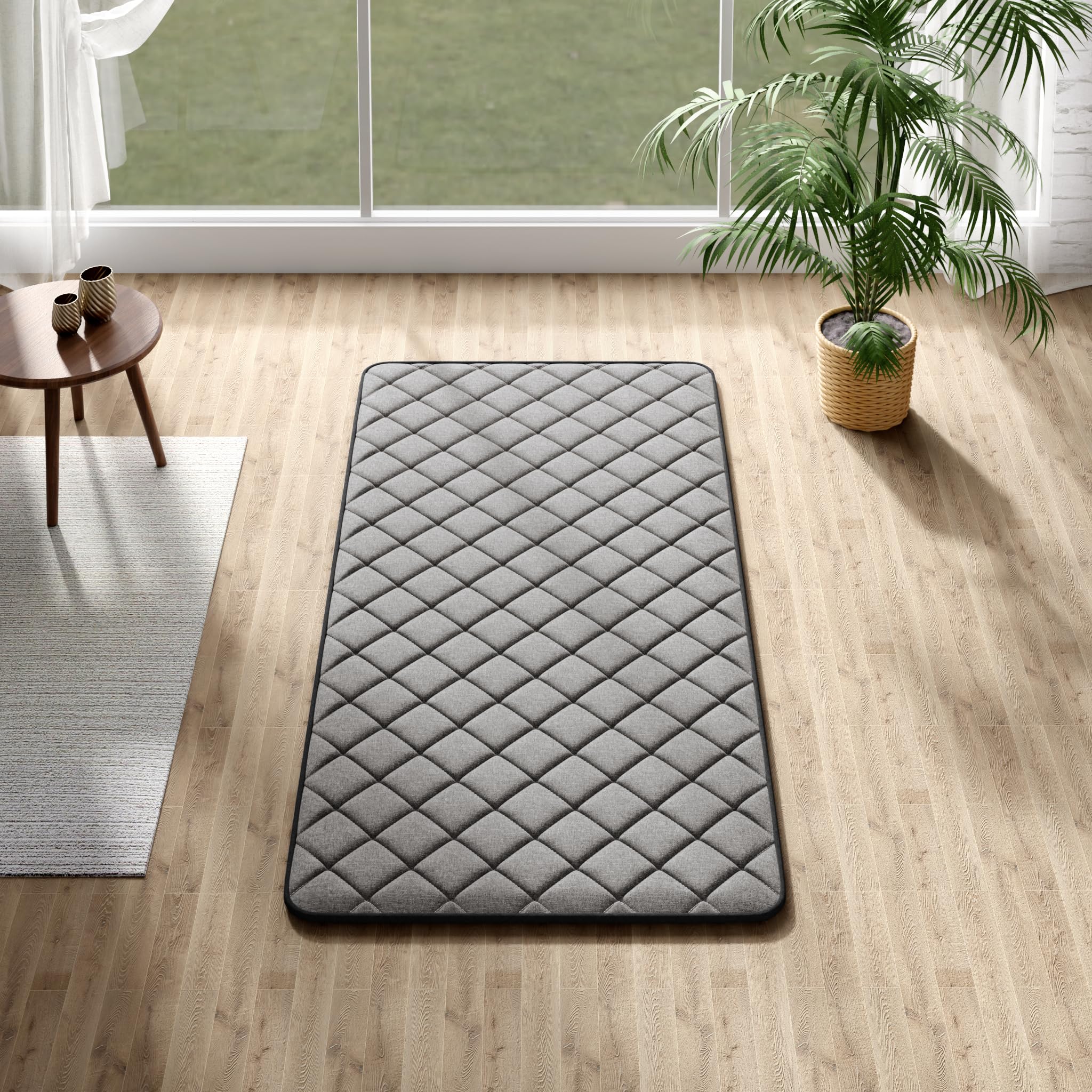 Wakefit Foldable Mattress | 20 mm Thick | Folding Mattress | Portable Rollup Mattress, Picnic Mat, Guest Mattress | Single Size (75 x 36 inch) | Grey-image-14