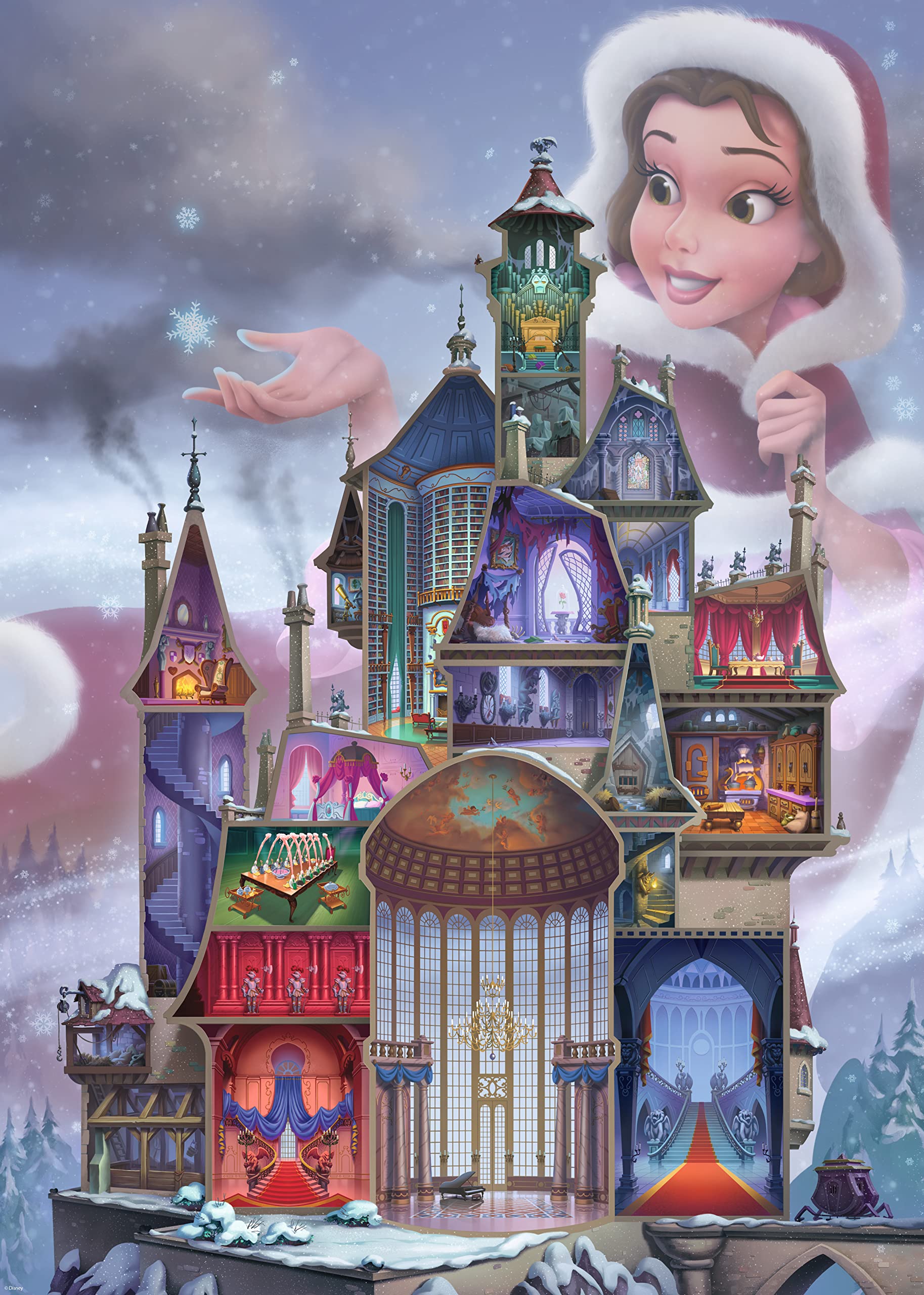 Ravensburger Puzzle 1000 Pezzi - Castello Di Eltz - Paesaggio Da Collezione Per Adulti E Ragazzi 14+