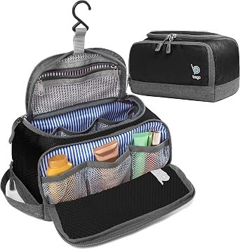 Amazon.com: Bago Neceser de viaje para mujeres y hombres, bolsa de aseo  grande impermeable colgante para baño y bolsa de viaje para organizador de  artículos de tocador : Belleza y Cuidado Personal