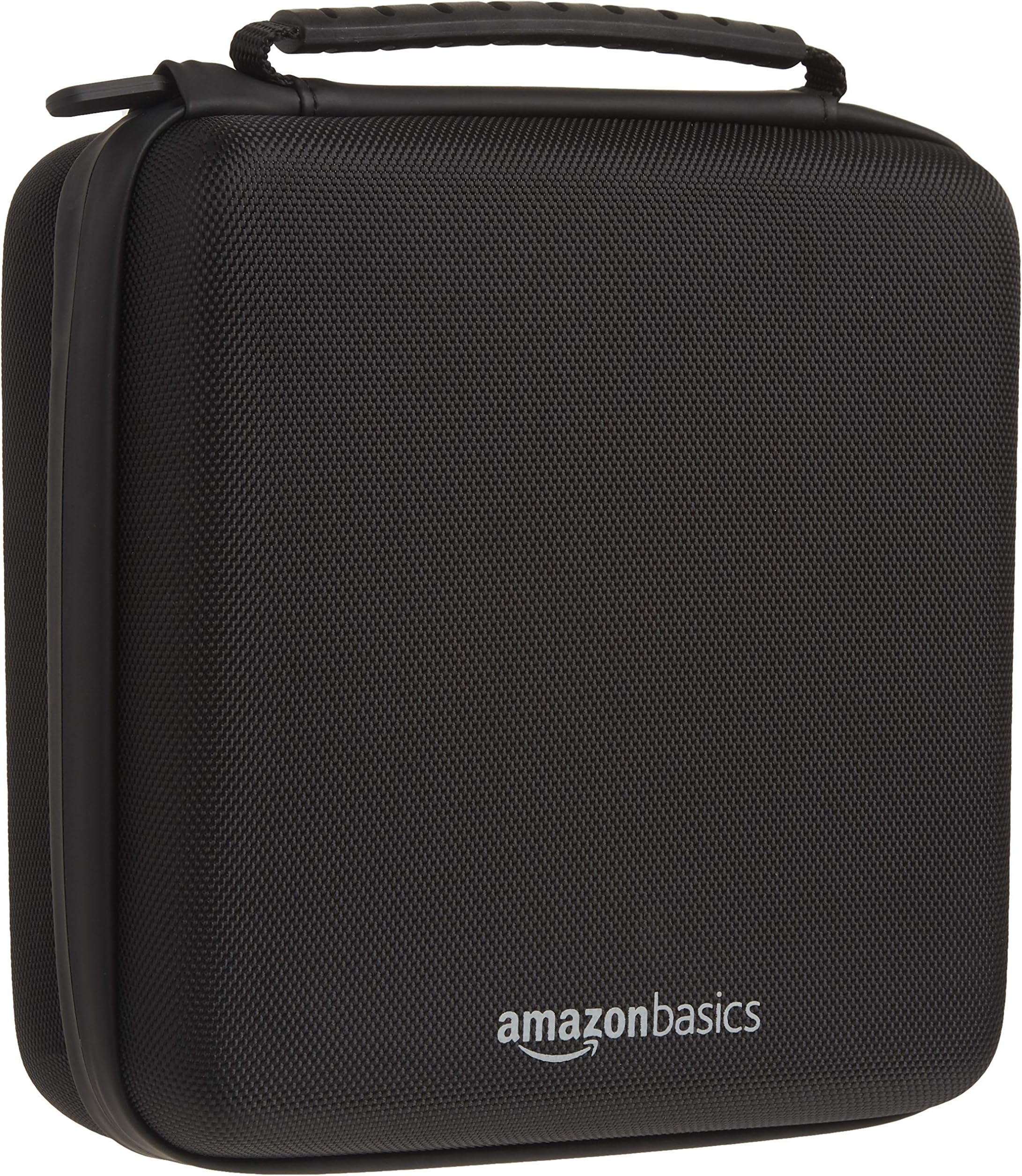 Amazon Basics Hard Shell Carry and Storage Case for Nintendo NES Classic - 8 x 8 x 3 Inches, Black