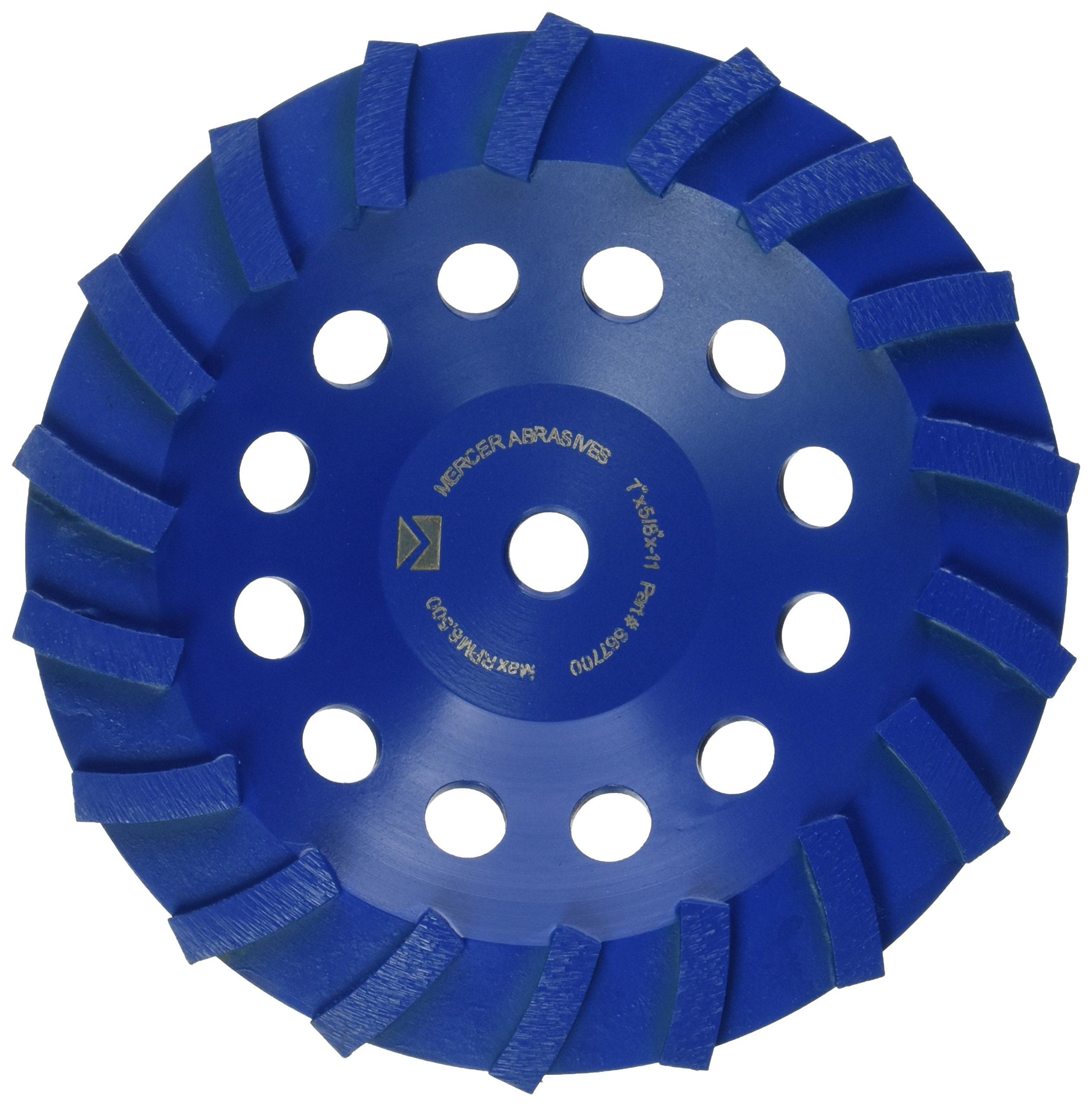Mercer espiral de abrasivos segmentado Diamond CUP Wheel, 667700