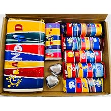 Fathers Day Gift - Novelty Fun Mismatched Chocolate Wrappers - Choose from Dad, Stepdad, Daddy, Grandad, Pops Grandad