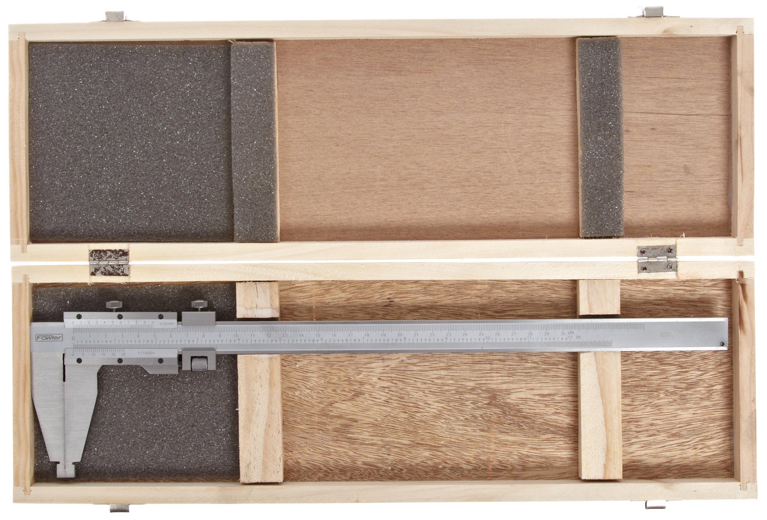 Fowler 52-085-012 Master Vernier Caliper ze stali nierdzewnej z chromowanym wykończeniem, 300 mm