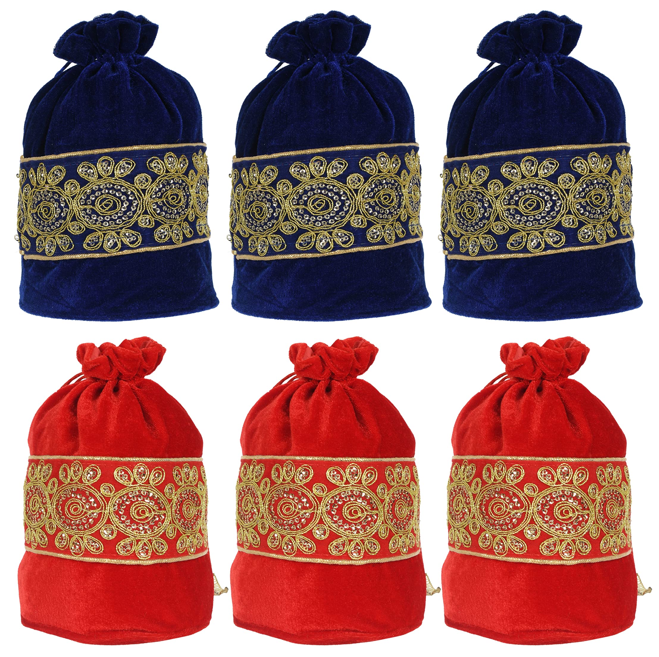 See full amazon price history chart for Kuber Industries Embroidered Design Potli Bags Handbags for Women Gifting Wristlets for Wedding, Festival, Kitty Subh Shagun-Pack of 6 (Blue & Red) Kuber Industries Embroidered Design Potli Bags Handbags for Women Gifting Wristlets for Wedding, Festival, Kitty Subh Shagun-Pack of 6 (Blue & Red) (B0971CTQR6) Amazon Price History, Amazon Price Tracker