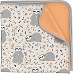 Splat Mat for Baby – Under High Chair Floor Mat Protects Wood, Vinyl and Carpet from Spills – Waterproof 4 Layer Baby Mat with Anti-Skid Backing Deters Bunching and Sliding (51” x 51”)