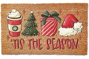 Front Door Mat Christmas Welcome Mat